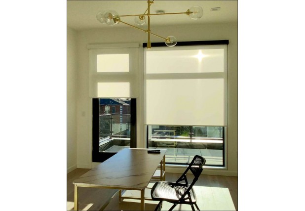 1% Solar Indoor/Outdoor EZRise & FREE Valance Roller Shades